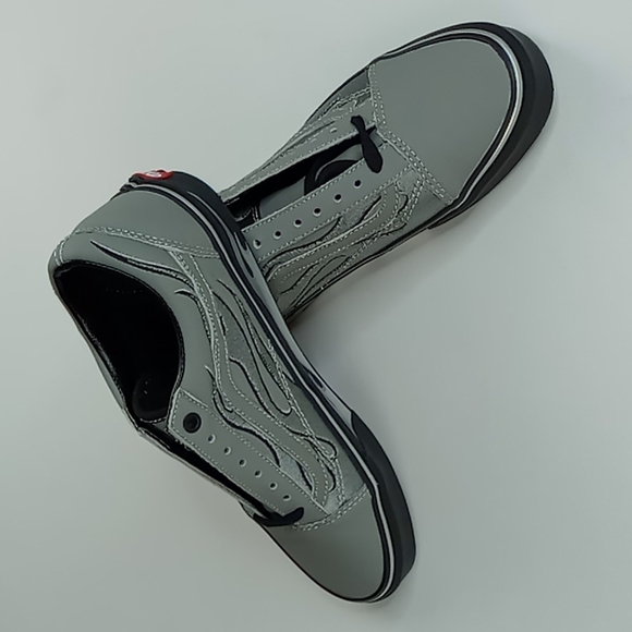 Vans x A$AP Rocky Worldwide Silver Flame Old Skool NWOT  Men's 8.5 Women's 10 - Picture 8 of 13